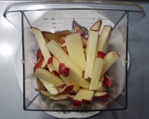 Herb potatoes fries cut up