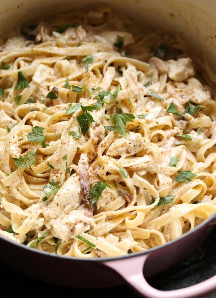 Lobster Pasta in Creamy Alfredo Sauce Half Tablespoon